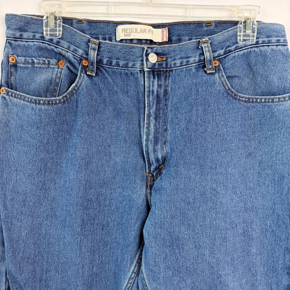 Levi's 505 Regular Fit Jeans 40x30‎ Blue Excellent